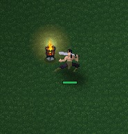 Spieler-Schatten reagiert auf Deko und Bodentexturen in Shadows of Edo - Samurai Survivors